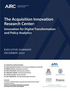Annual Report for FY 2021 Extramural Acquisition Innovation and