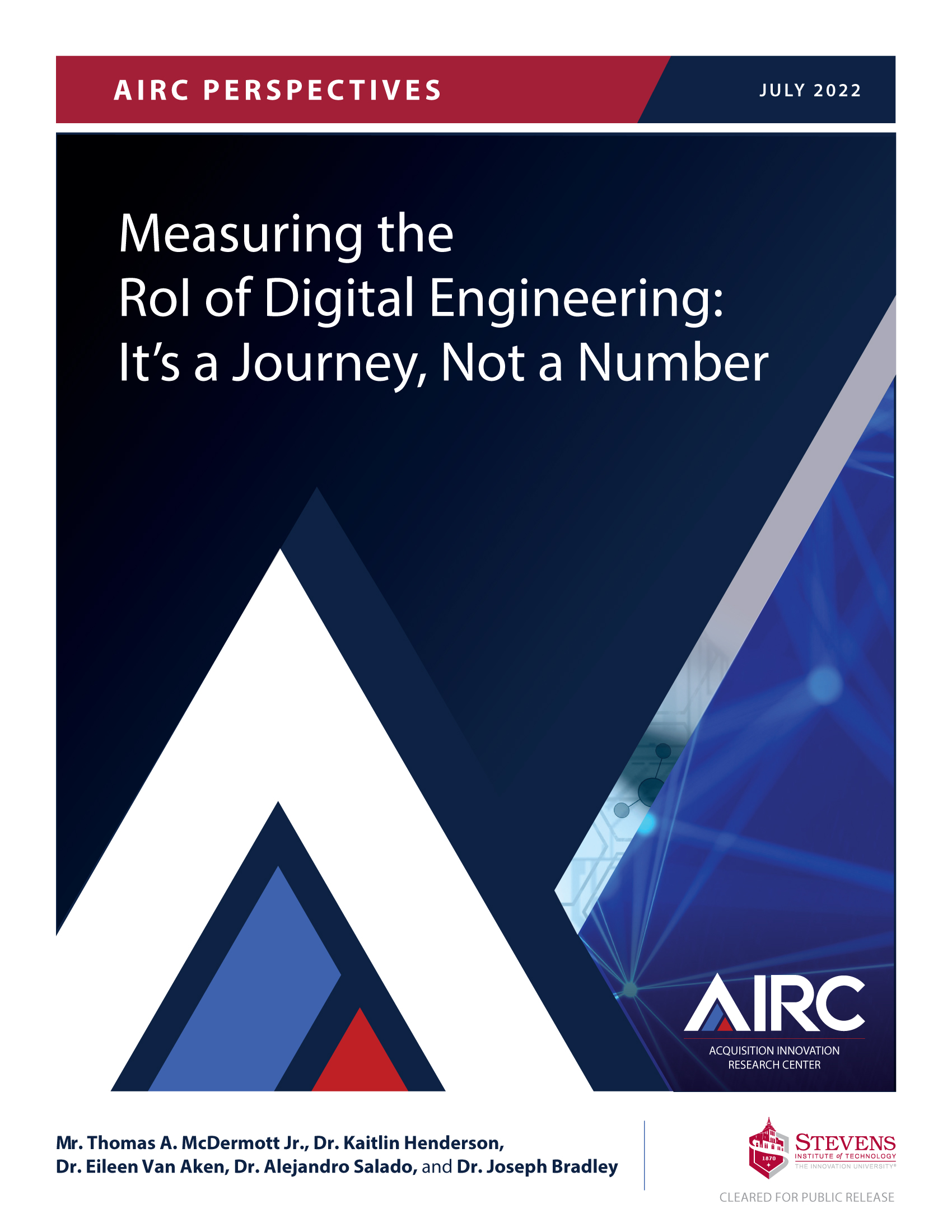 Measuring the RoI of Digital Engineering: It's a Journey, Not a Number -  The Acquisition Innovation Research Center