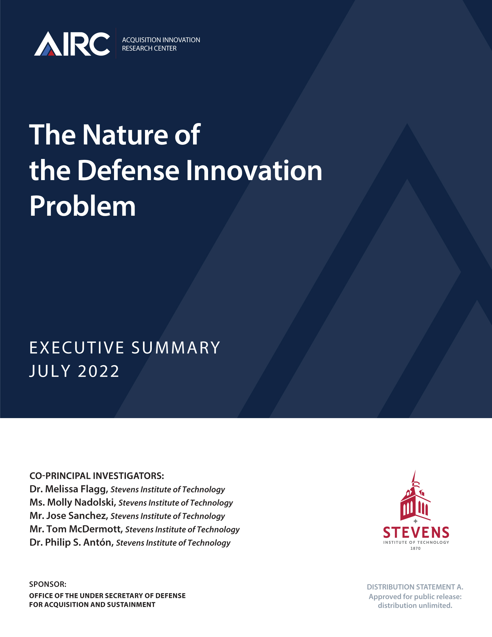 The Nature of the Defense Innovation Problem - The Acquisition Innovation  Research Center