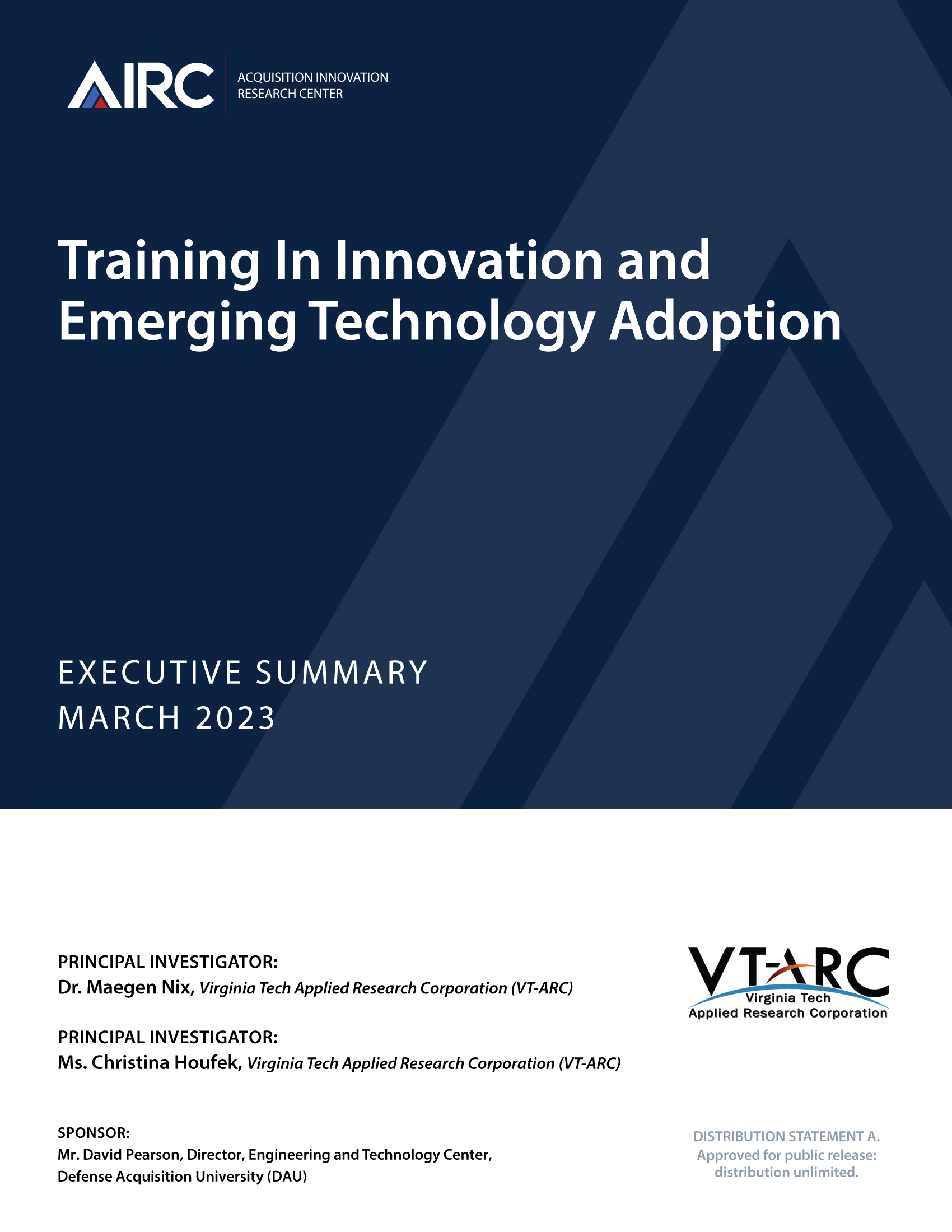 Training In Innovation And Emerging Technology Adoption - The ...